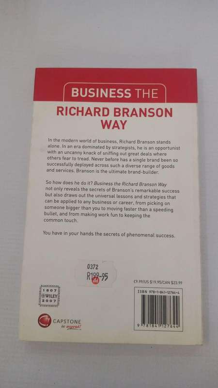 Book - Des Dearlove - Business the Richard Branson way.