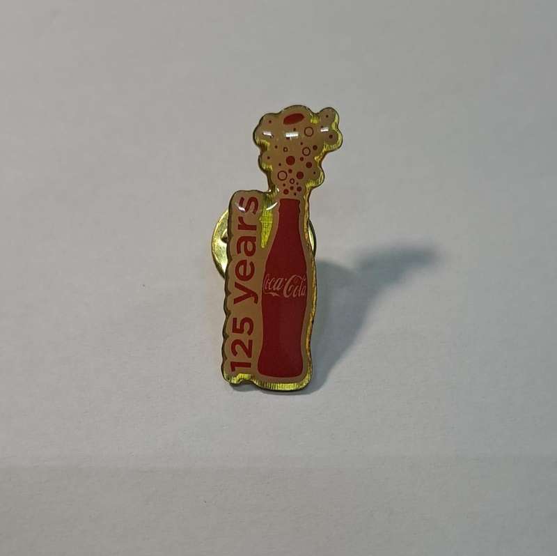 Coke - Coca Cola 1 x Coca-Cola Pin 125 years Coca-Cola.