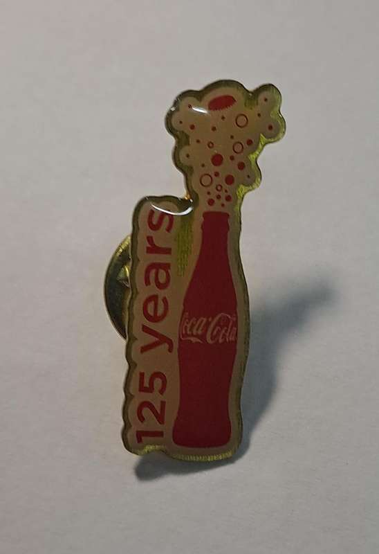 Coke - Coca Cola 1 x Coca-Cola Pin 125 years Coca-Cola.