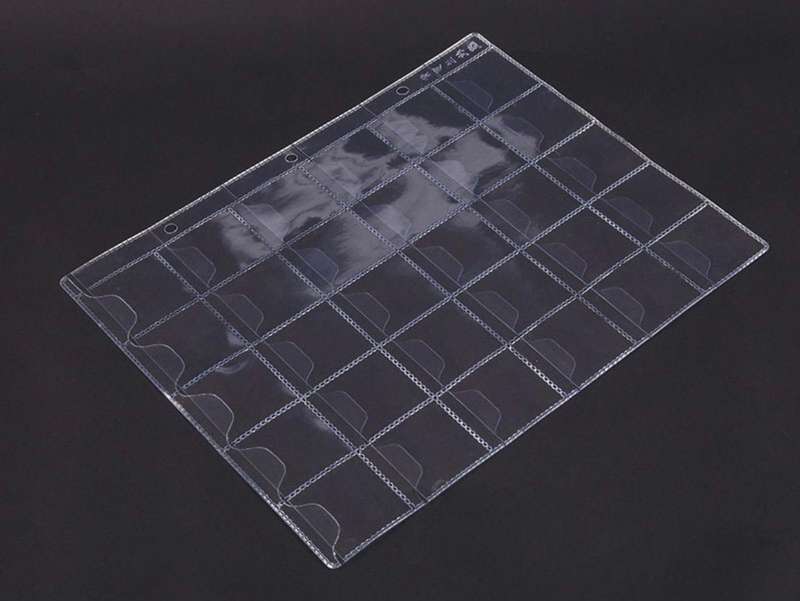 10pcs A4 Universal Coin Album pegs, 30 Pocket Page.