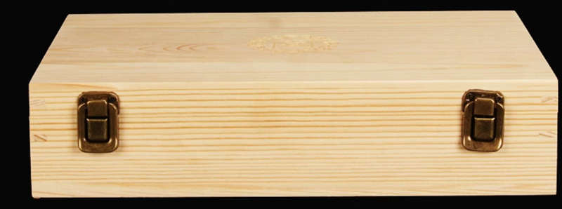 Wooden Collectors box, 46mm Coin Capsules, 100pcs, With Inner Padding.
