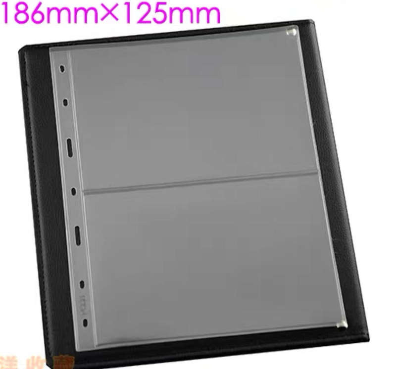 10pcs A4 Banknote pegs. 2 Pocket Page.