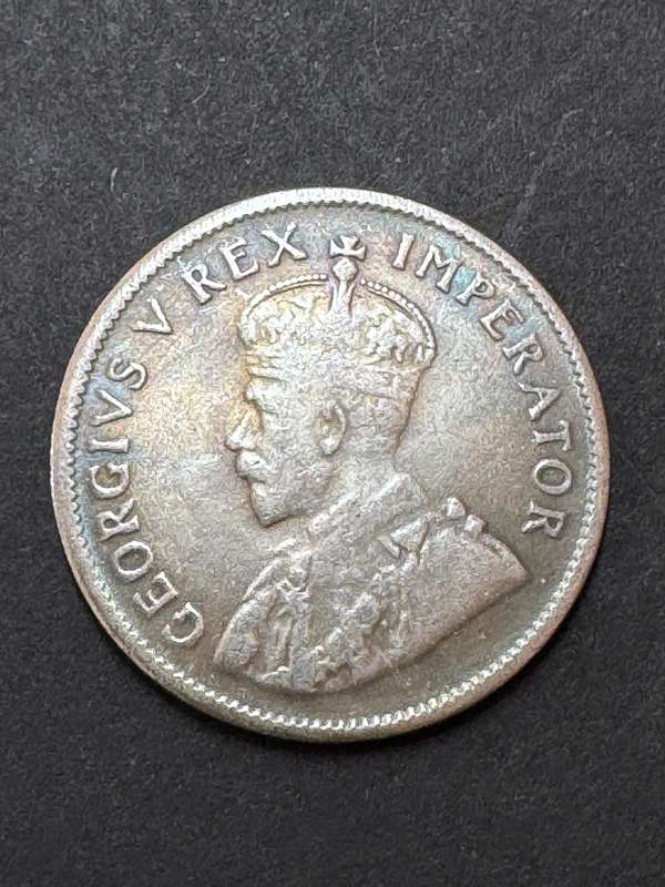 1931 South African Union 1 Shilling, Silver Plated Brass. Replica!!!