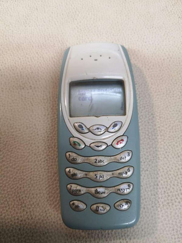 Vintage Nokia 3410 Original - Working Complete with Charger