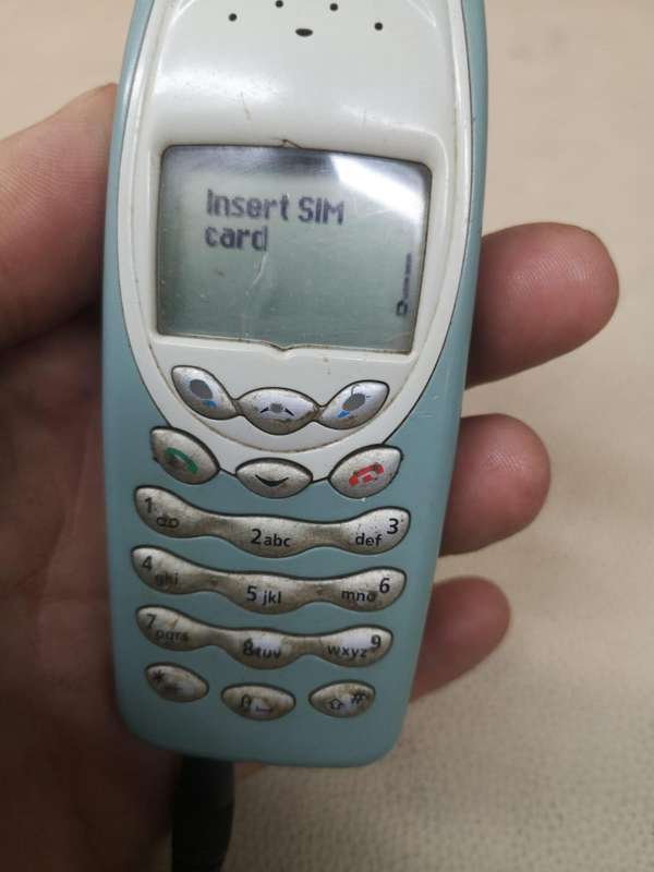 Vintage Nokia 3410 Original - Working Complete with Charger