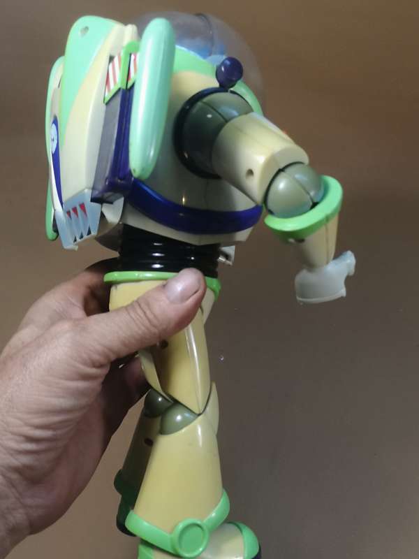 Very Large Vintage Talking Buzz Lightyear - 90s Disney Toy 4 Story - Thinkway Toys - 330mm