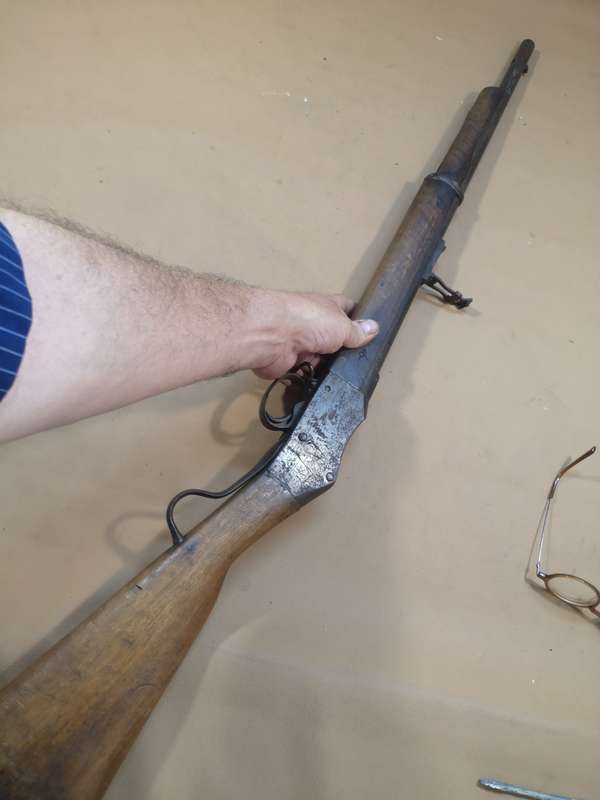 Antique early 1870s Martini Henry Carbine 577/.450 Boer War Rifle (Decommissioned)