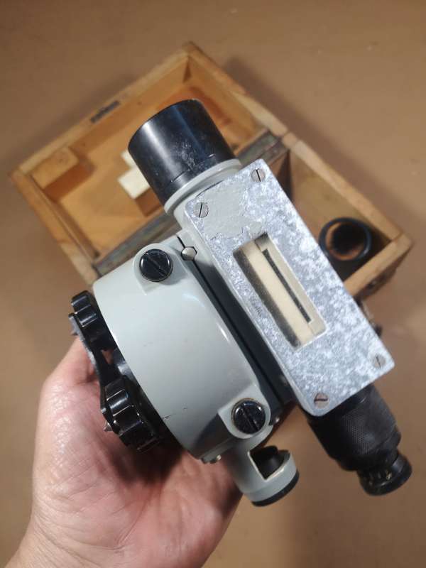 Vintage Askania Dumpy Level in a Beautiful Wooden Box