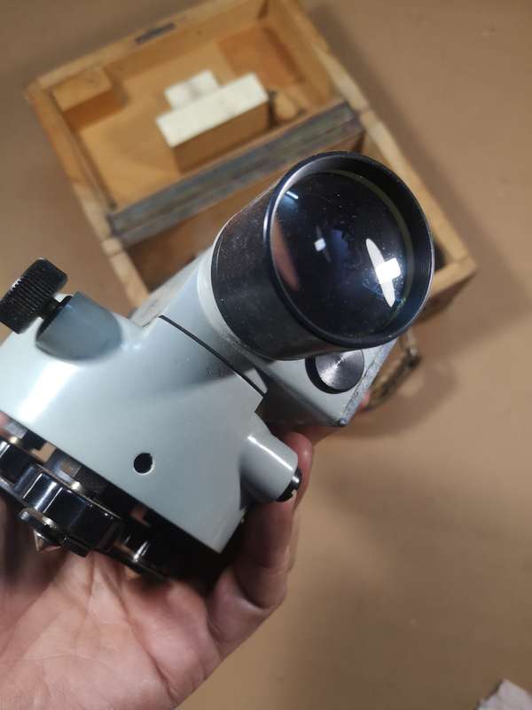 Vintage Askania Dumpy Level in a Beautiful Wooden Box