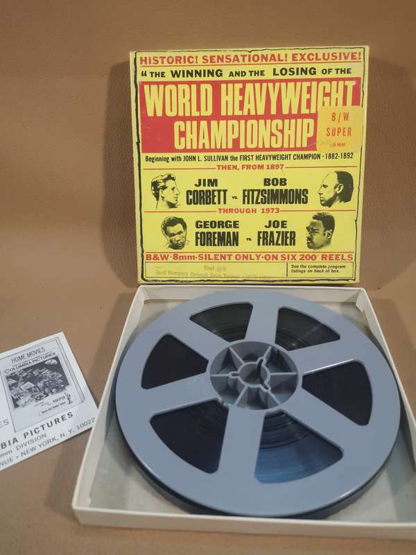 BW 8mm Jack Dempsey trough Gene Tunny (1919-1928) Boxing World Heavyweight Champ. Reel