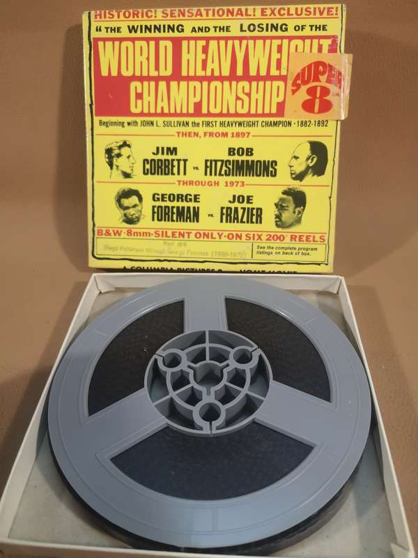 BW 8mm Floyd Patterson trough George Foreman (1960 - 1973) Boxing World Heavyweight Champ. Reel
