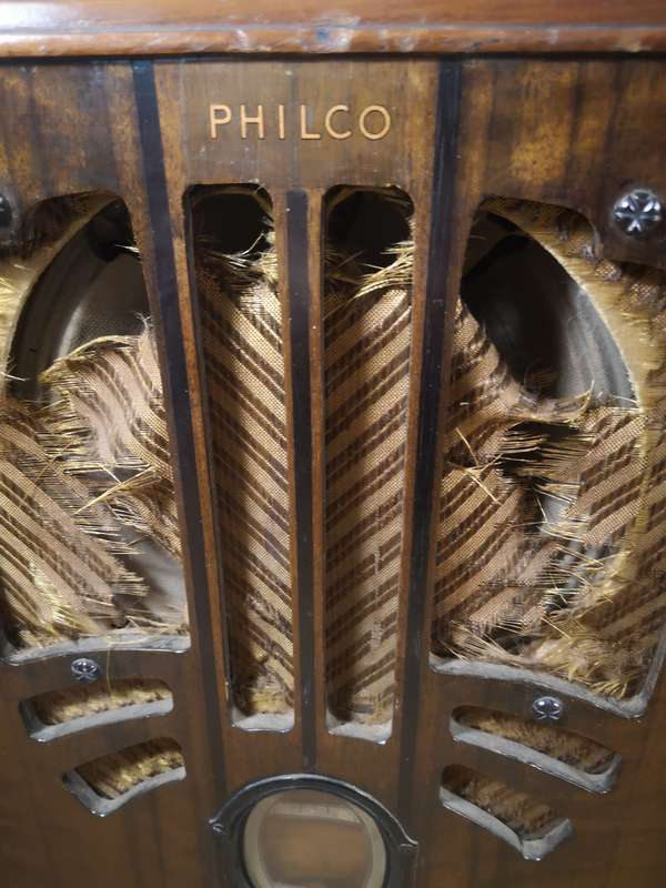 RARE Vintage 1930s Philco Model 630 Tombstone Tube Radio