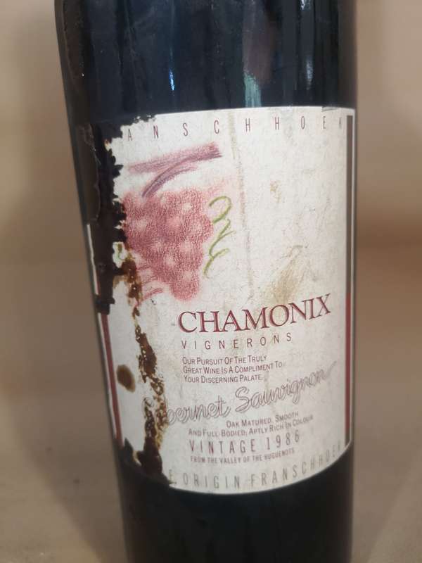 Vintage 1986 Chamonix Cabernet Sauvignon 1,5 Liter