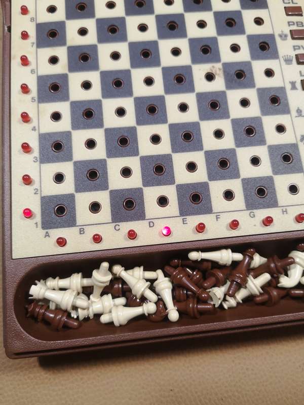 Rare Vintage Mini Sensory Chess Challenger by Fidelity Electronics, Ltd.,  1981 (Chess Computer)