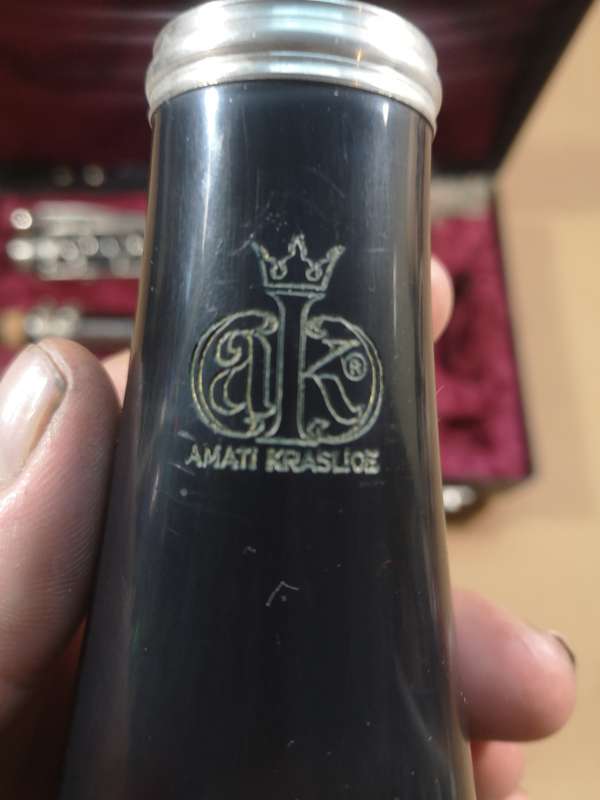 Amati Kraslice ACL-201 clarinet with case, Czech Republic