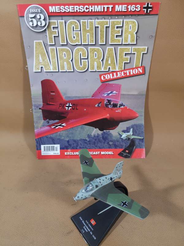Fighter Aircraft Collection #53 Die Cast 'Messerschmitt ME163' Plus Magazine