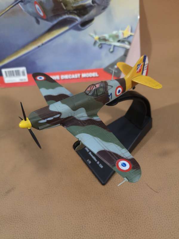 Fighter Aircraft Collection #48 Die Cast 'Dewoitine D.520' Plus Magazine