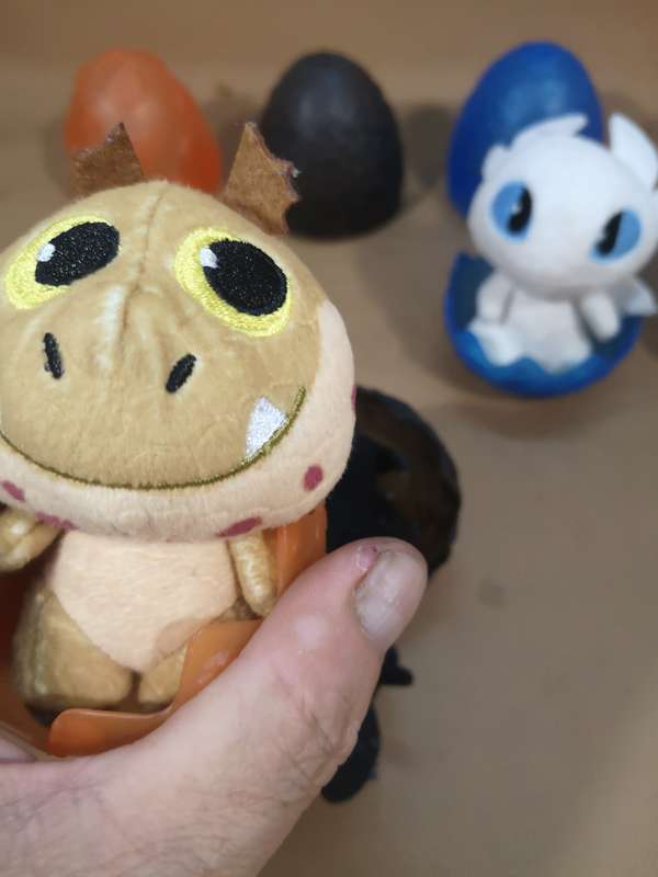 Collection of How To Train Your Dragon Hidden World Plush Dragon Eggs