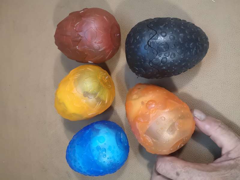 Collection of How To Train Your Dragon Hidden World Plush Dragon Eggs