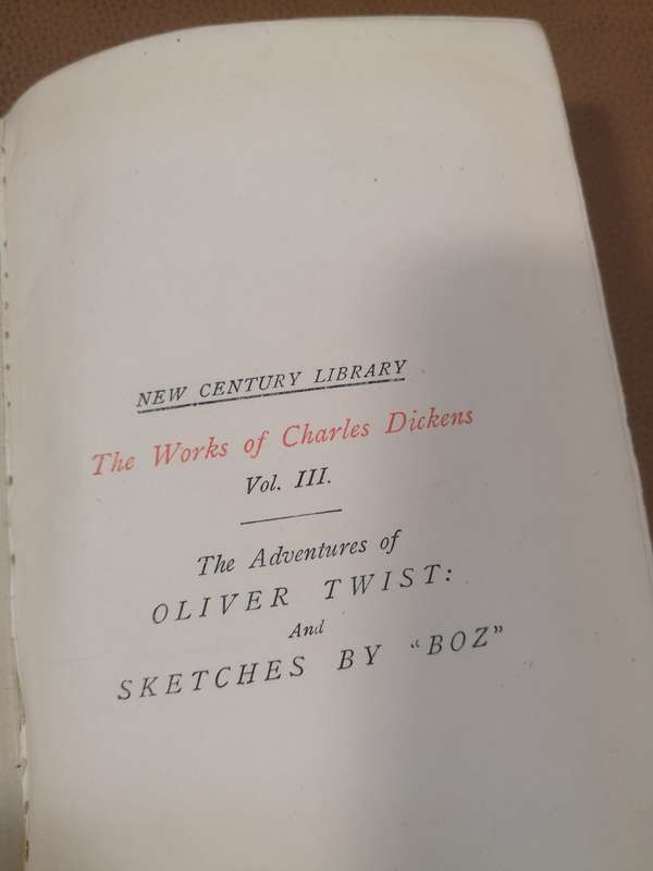 COLLECTION OF 15 CHARLES DICKENS BOOKS 1900 - 1910