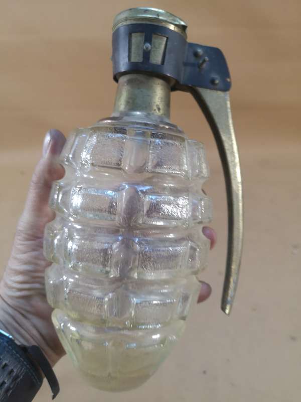 Vintage Mid-Century / MCM 50s - 60s Grenade Decanter - RARE!