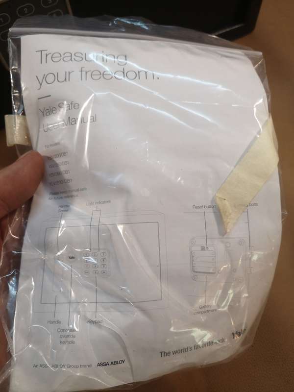 Brand New Yale Electronic Laptop Safe - Retail R3500 at Builders