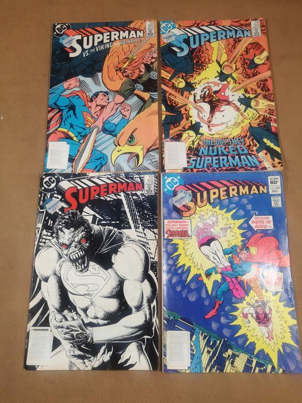 Collection of Vintage Superman Comics