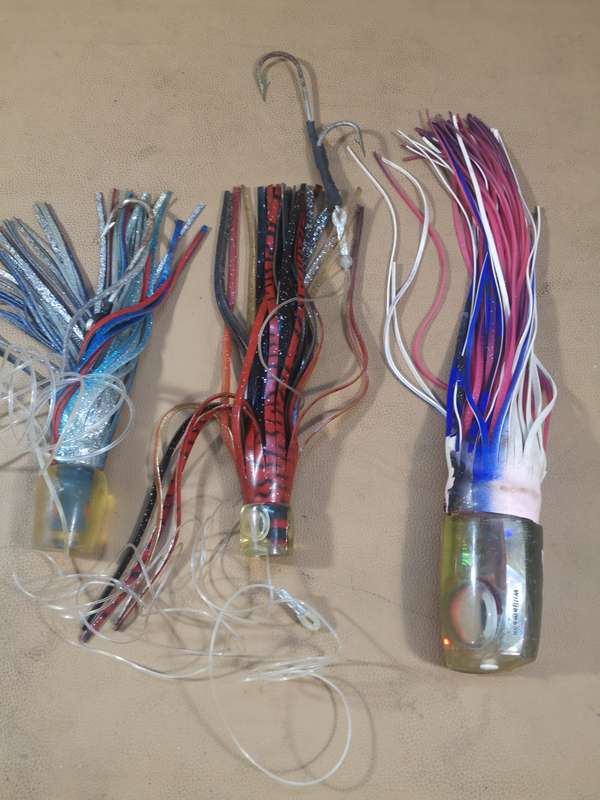 COLLECTION OF VERY LARGE TROLLING LURES