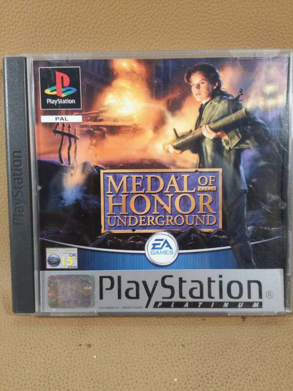 Medal Of Honor Underground PlayStation 1 PS1 Complete w/ Manual