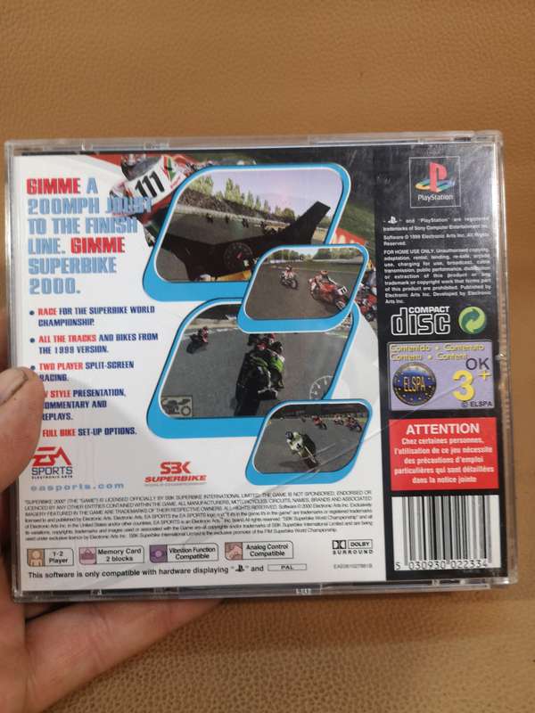 Superbike 2000 PlayStation 1 PS1 Complete w/ Manual
