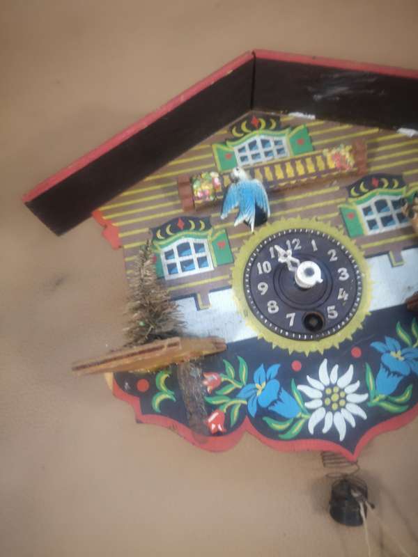 Vintage Engstler The Wild Forest Wind Up Cuckoo Clock - Germany - No Key