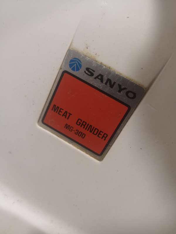 Sanyo MG - 300 Meat Grinder and Sausage Stuffer
