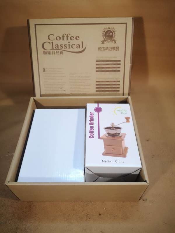 Brand New Coffee Classical Grinder and French Press Gift Set