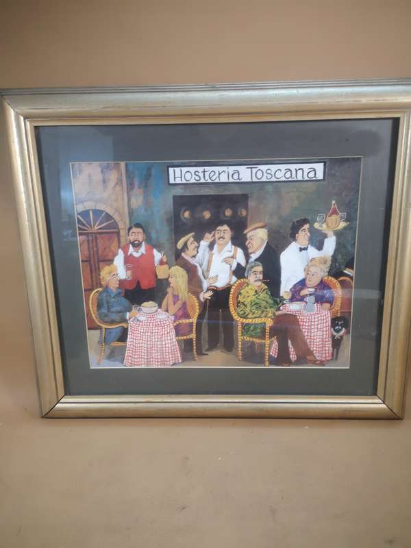 Guy Buffet - Hosteria Toscana Print in a Stunning Frame