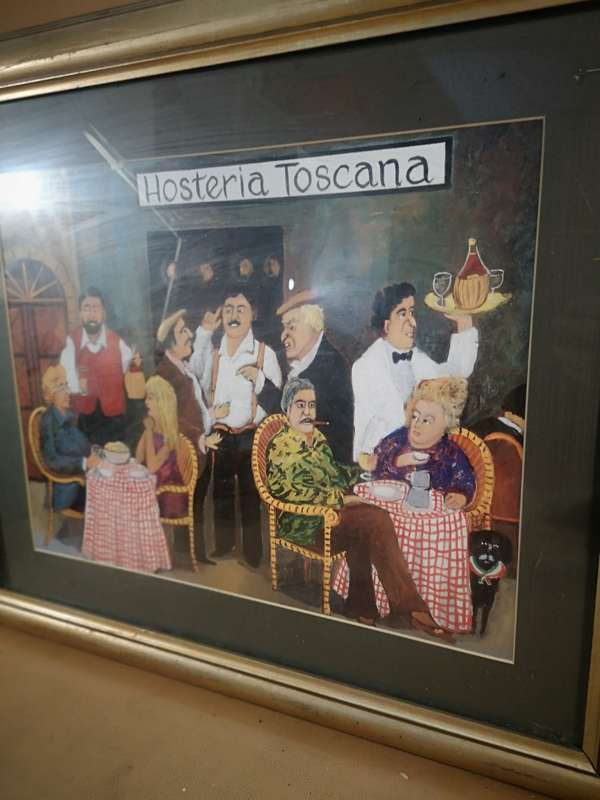Guy Buffet - Hosteria Toscana Print in a Stunning Frame