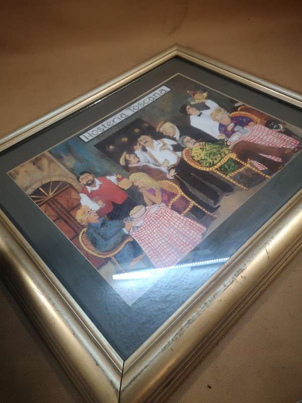 Guy Buffet - Hosteria Toscana Print in a Stunning Frame