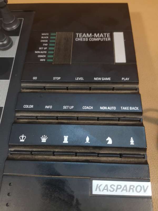Large Saitek Kasparov Turbo Advanced Trainer Vintage Chess Computer