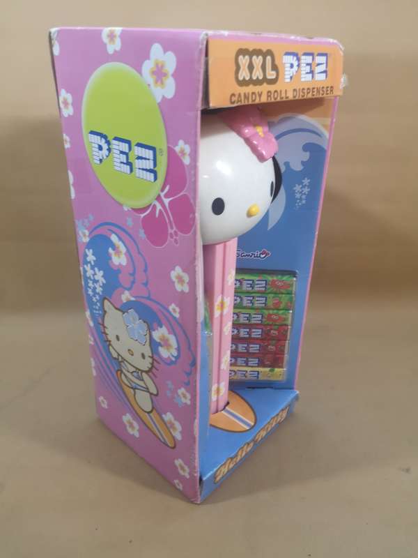 Vintage Giant Pez Hello Kitty Candy Dispenser Complete Sealed in Box - 300mm