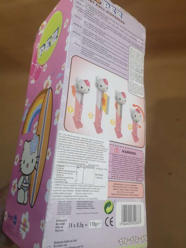 Vintage Giant Pez Hello Kitty Candy Dispenser Complete Sealed in Box - 300mm