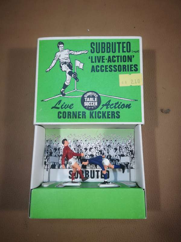 Rare Vintage Hand Painted SUBBUTEO Corner Kickers Football Team Players 00 Scale