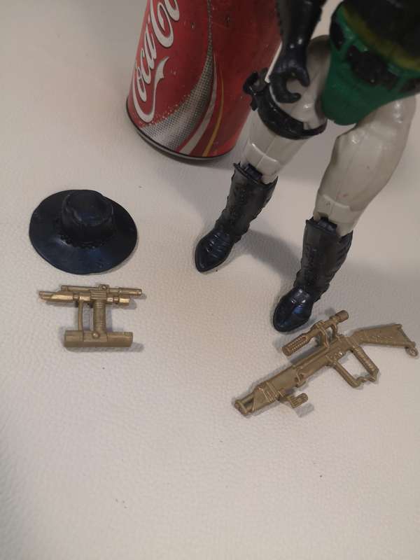 Vintage Bravestarr Laser Fire Quickdraw Tex Hex Action Figure Complete - 1986 Mattel
