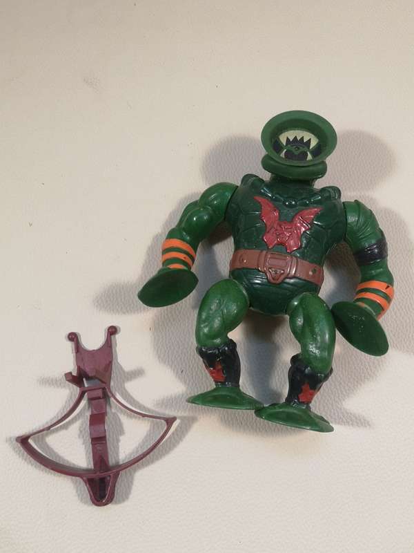 Rare Vintage MOTU 1984 He-Man Leech Masters Of The Universe Figure Suction Complete With Weapon