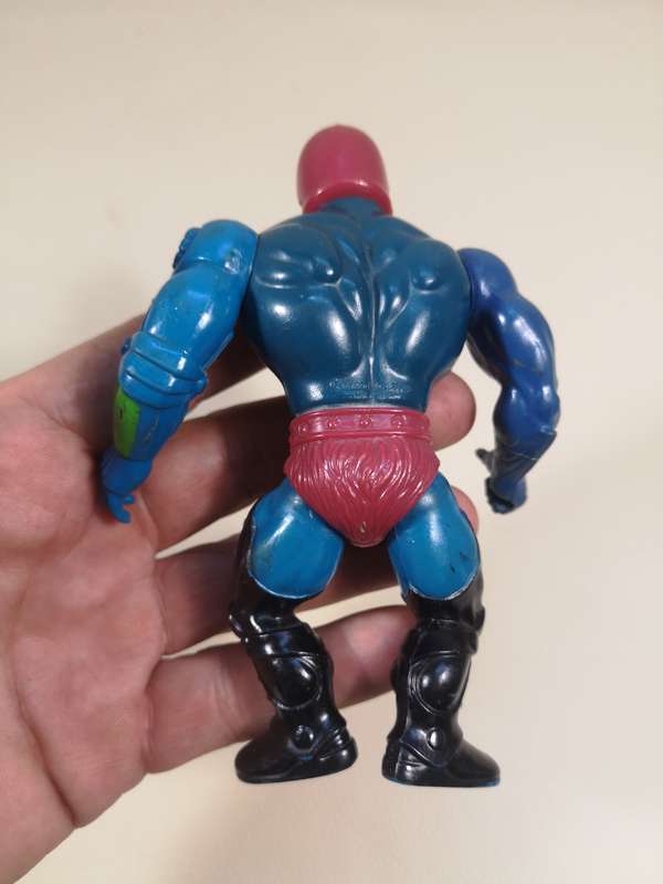 Vintage 1981 Mattel Masters of the Universe MOTU Trap Jaw Complete with Weapon