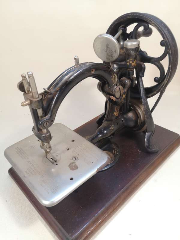 Very Rare Antique 1800's Willcox & Gibbs Chain Stitch Sewing Machine