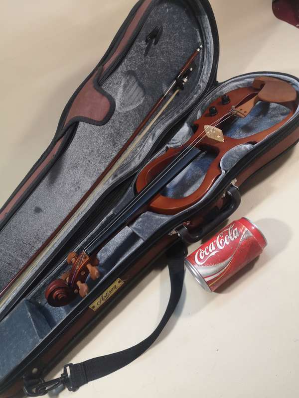 Magnificent Artisan Electric 4/4 Violin wit Bow and Case