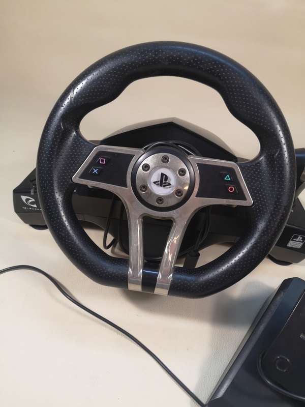 Original Playstation Piranha Speed Racing Wheel and Pedals for PS4 and PS3