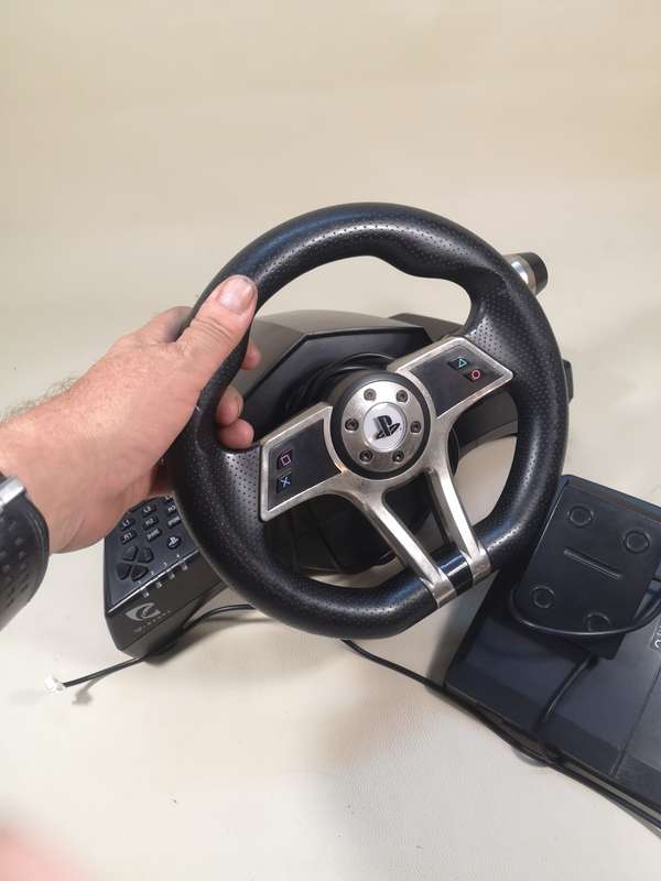 Original Playstation Piranha Speed Racing Wheel and Pedals for PS4 and PS3