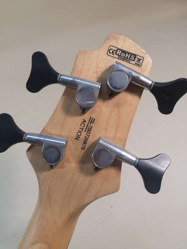 Full Size Cort Action PJ OPW 4 String Bass Guitar : Open Pore Walnut