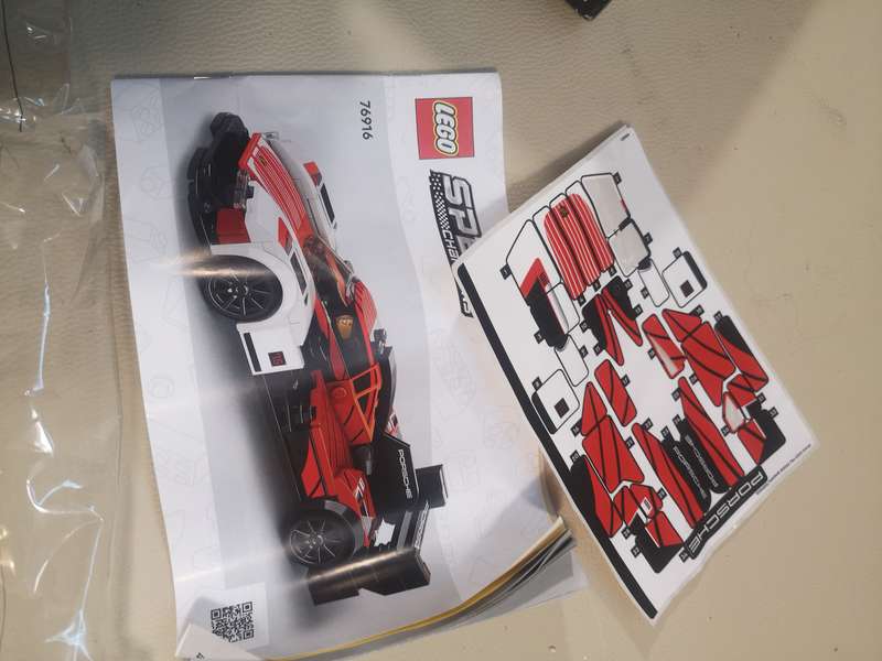 LEGO 76916 Speed Champions Porsche 963, Model Car Building Kit