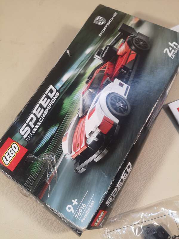 LEGO 76916 Speed Champions Porsche 963, Model Car Building Kit